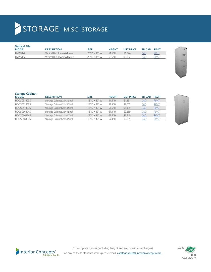 Interior Concepts Furniture Catalog Weekly Ad January 1 - December 31, 2026