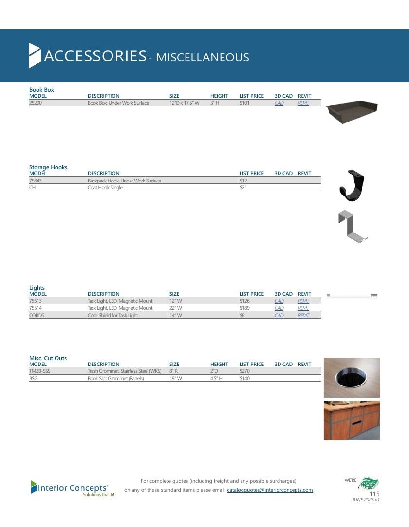 Interior Concepts Furniture Catalog Weekly Ad January 1 - December 31, 2026
