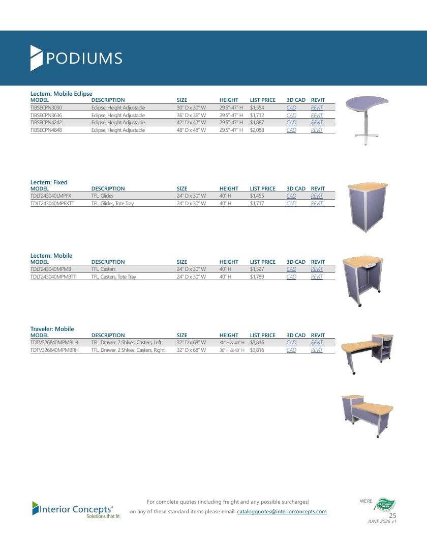 Interior Concepts Furniture Catalog Weekly Ad January 1 - December 31, 2026