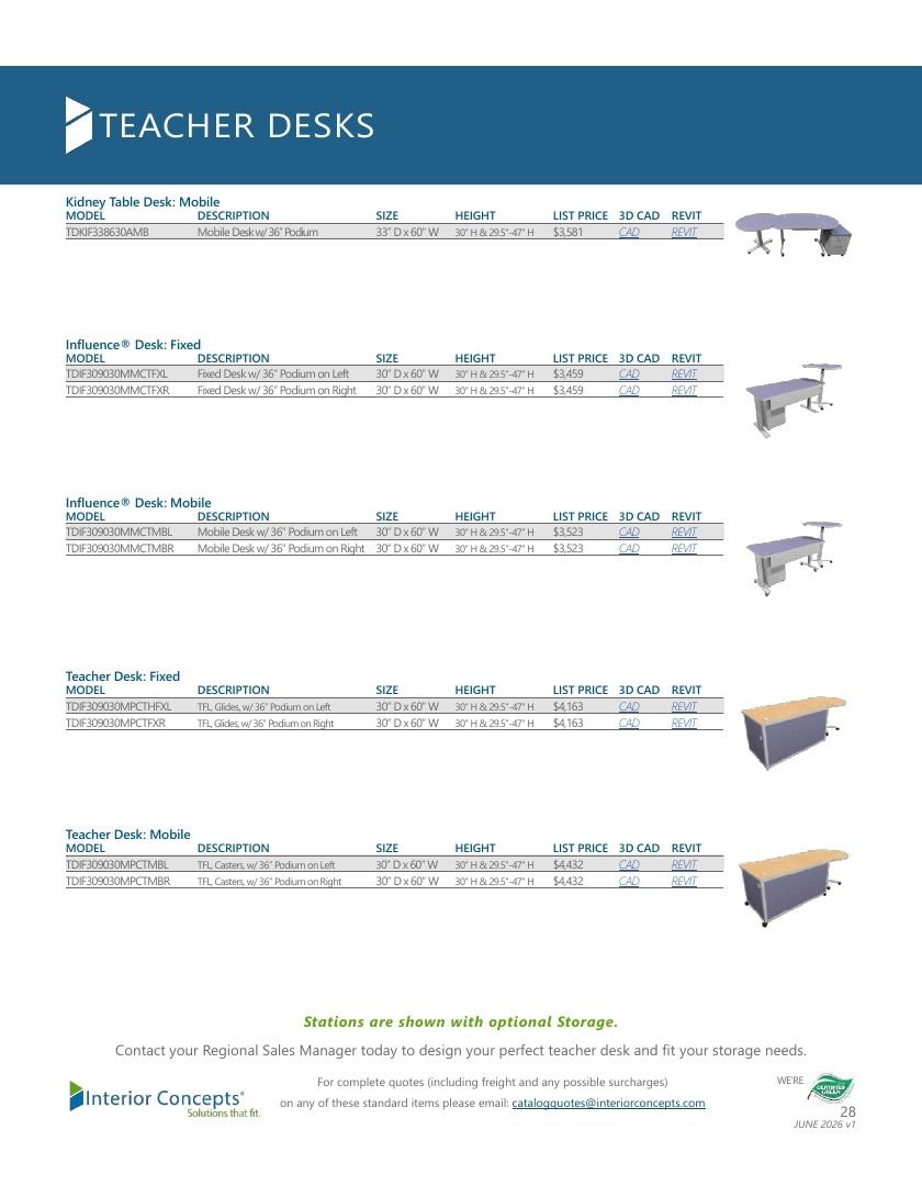 Interior Concepts Furniture Catalog Weekly Ad January 1 - December 31, 2026