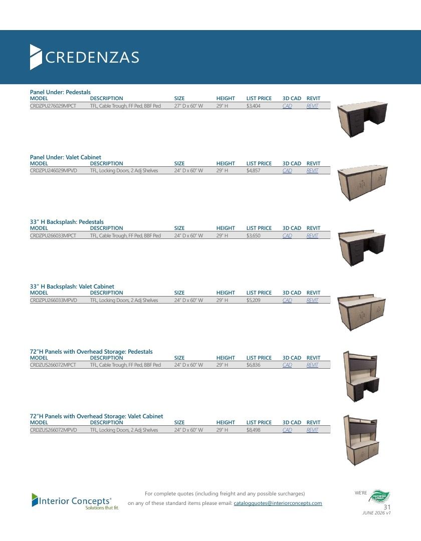 Interior Concepts Furniture Catalog Weekly Ad January 1 - December 31, 2026