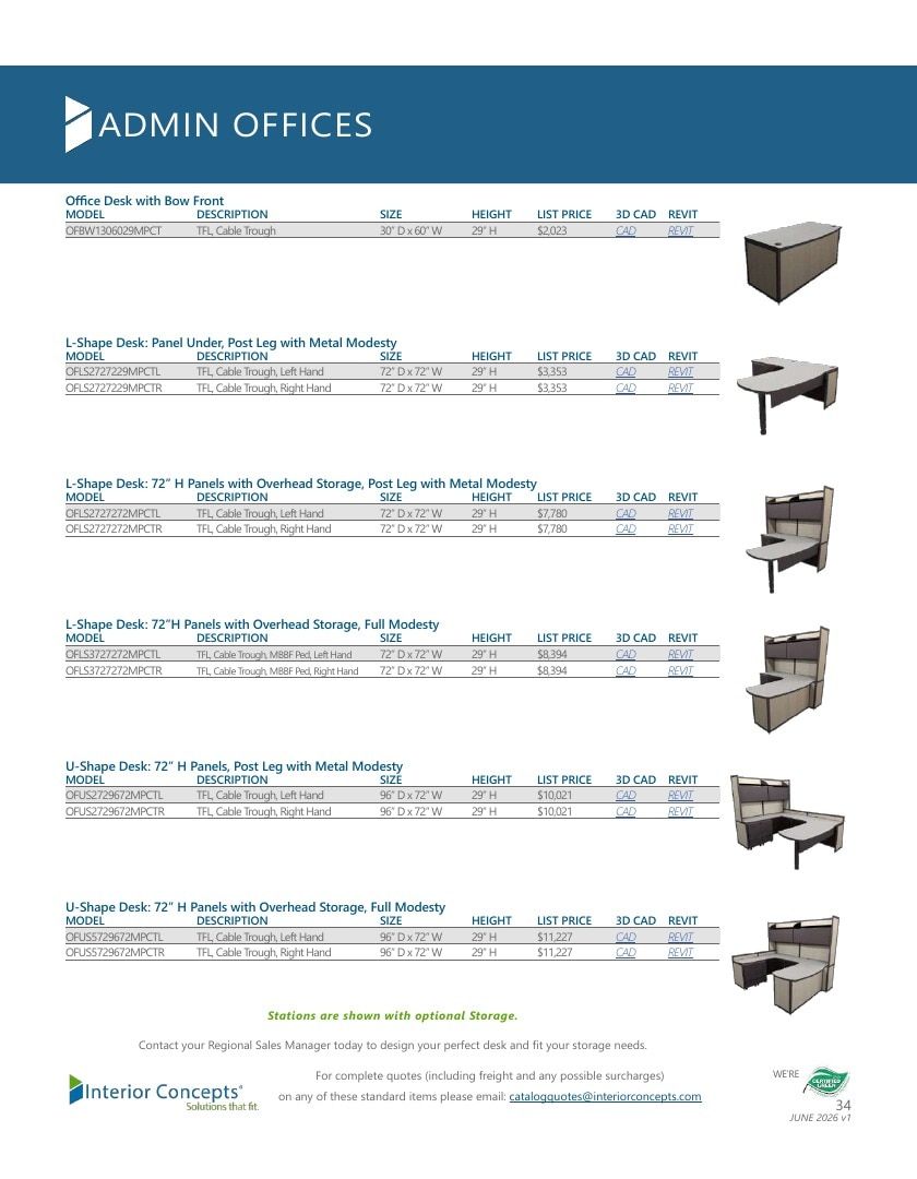 Interior Concepts Furniture Catalog Weekly Ad January 1 - December 31, 2026