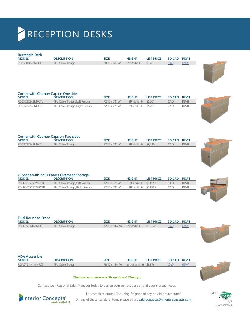 Interior Concepts Furniture Catalog Weekly Ad January 1 - December 31, 2026