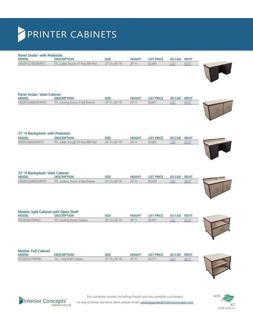 Interior Concepts Furniture Catalog Weekly Ad January 1 - December 31, 2026