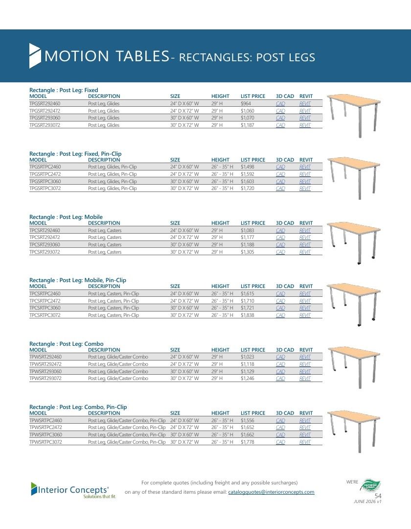 Interior Concepts Furniture Catalog Weekly Ad January 1 - December 31, 2026