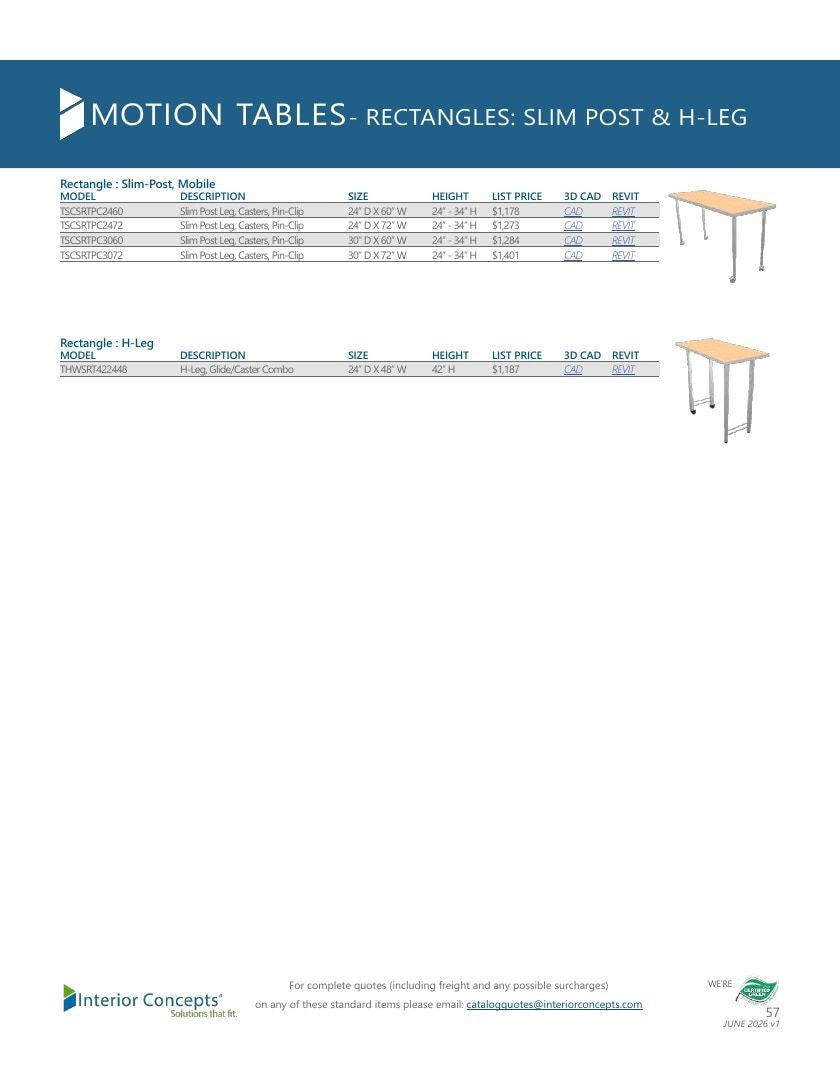 Interior Concepts Furniture Catalog Weekly Ad January 1 - December 31, 2026