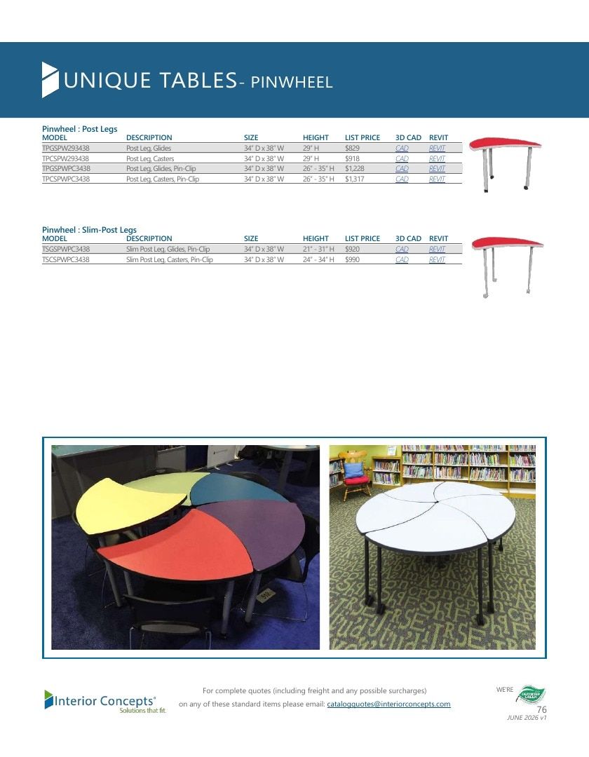 Interior Concepts Furniture Catalog Weekly Ad January 1 - December 31, 2026