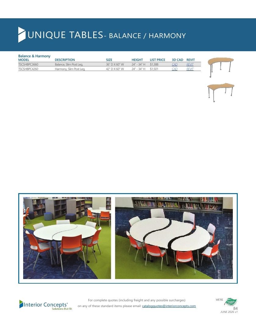 Interior Concepts Furniture Catalog Weekly Ad January 1 - December 31, 2026