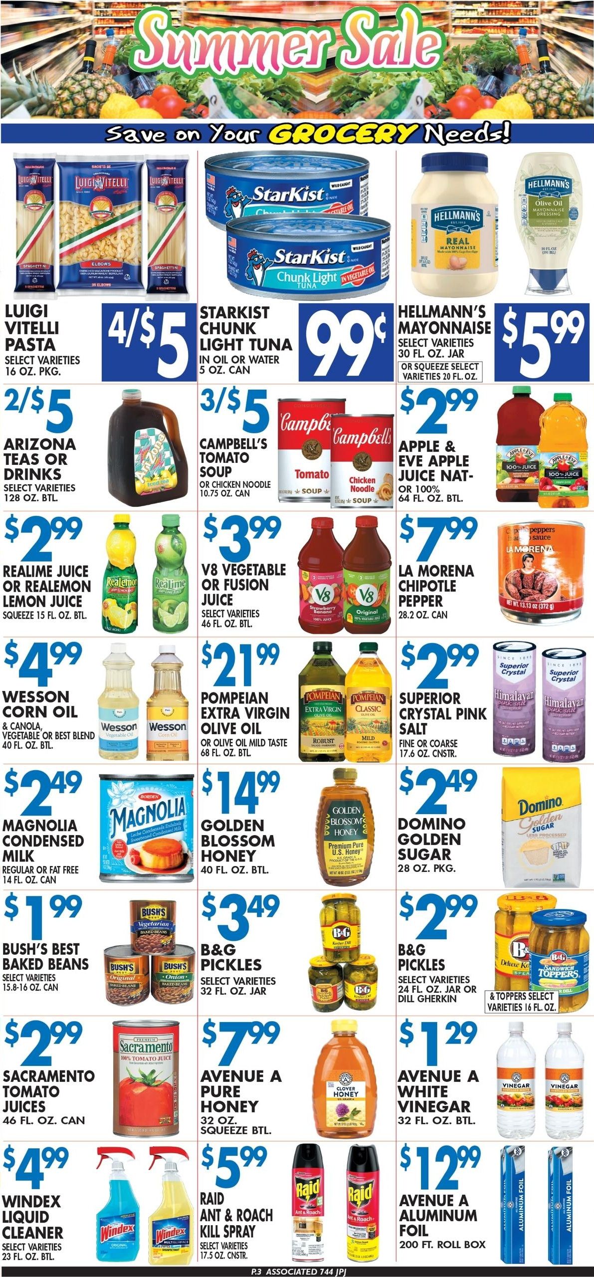 Associated Supermarkets (Rye Area, NY) Weekly Ad August 28 - September 3, 2026
