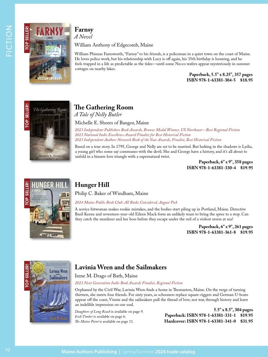 Maine Authors Publishing Books Catalog Weekly Ad January 1 - December 31, 2026
