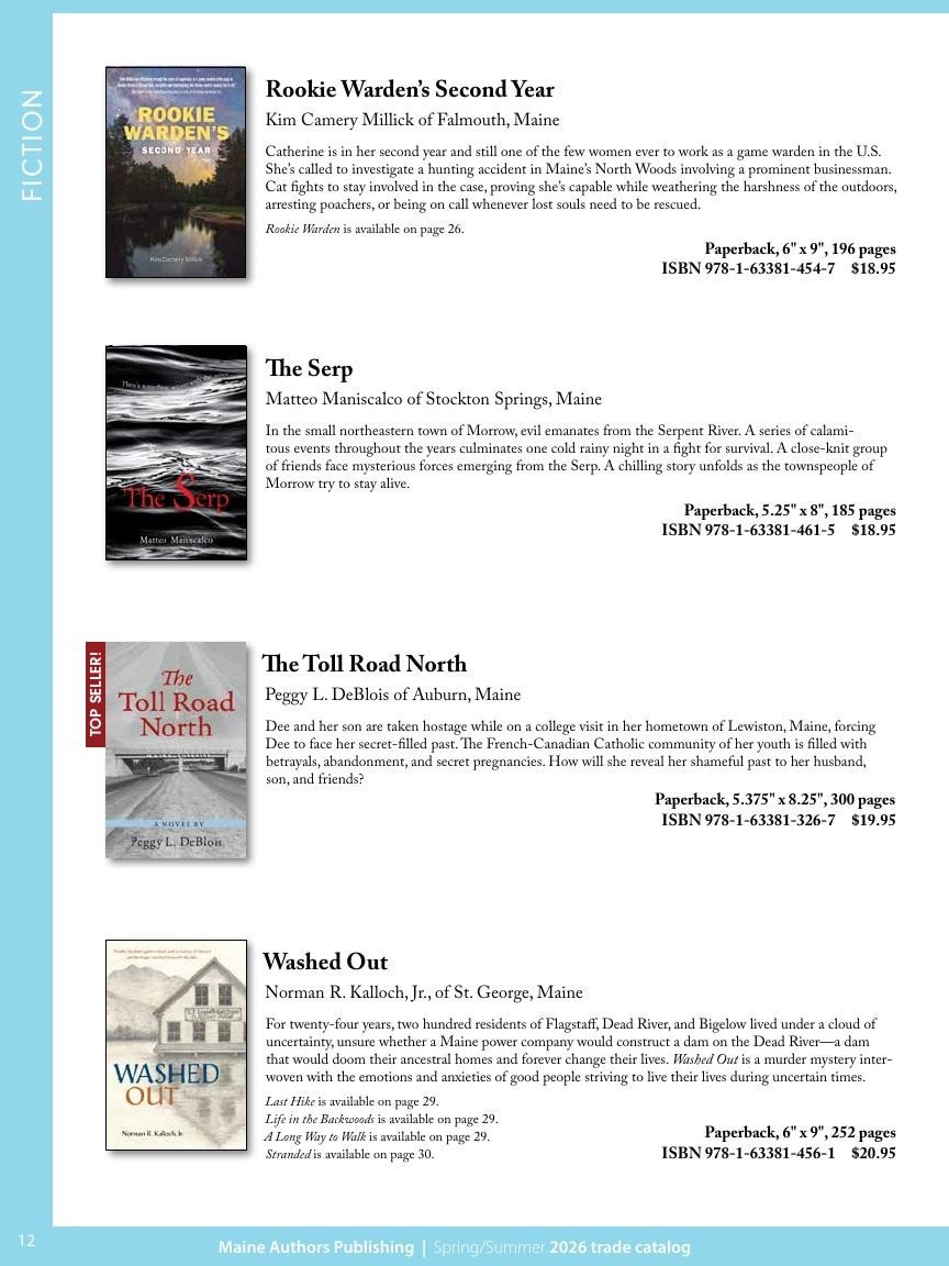 Maine Authors Publishing Books Catalog Weekly Ad January 1 - December 31, 2026