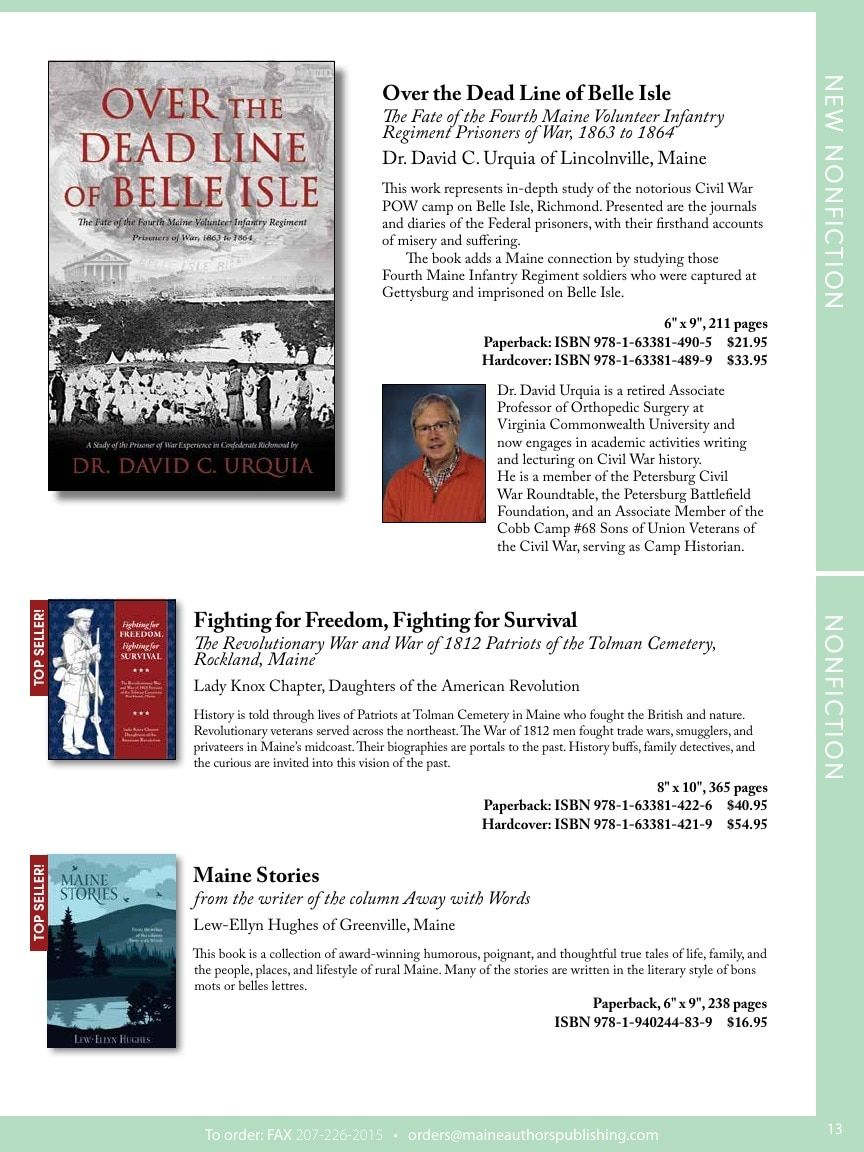 Maine Authors Publishing Books Catalog Weekly Ad January 1 - December 31, 2026