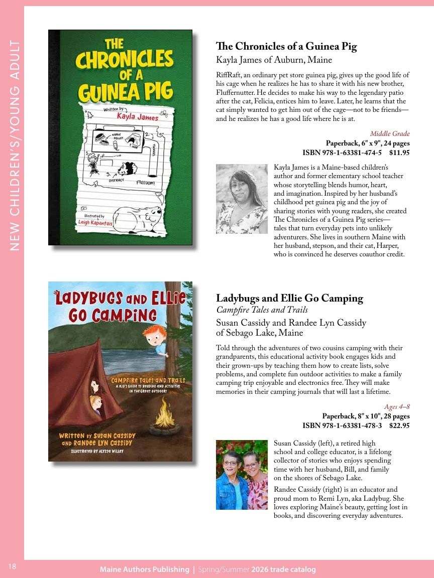 Maine Authors Publishing Books Catalog Weekly Ad January 1 - December 31, 2026