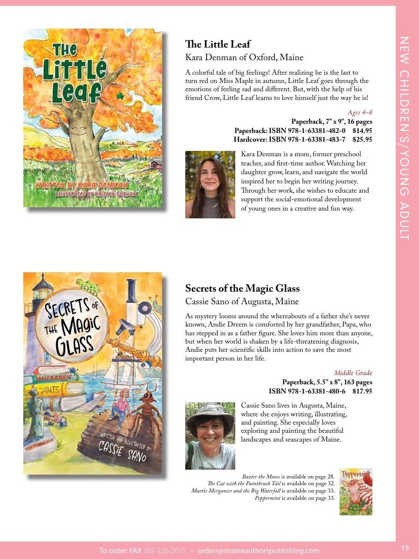 Maine Authors Publishing Books Catalog Weekly Ad January 1 - December 31, 2026