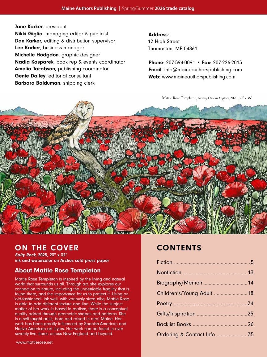 Maine Authors Publishing Books Catalog Weekly Ad January 1 - December 31, 2026