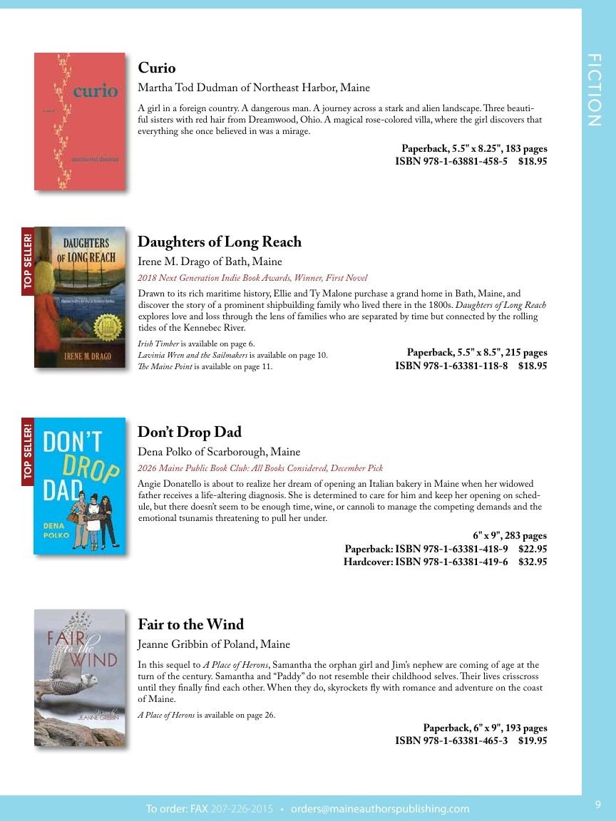 Maine Authors Publishing Books Catalog Weekly Ad January 1 - December 31, 2026