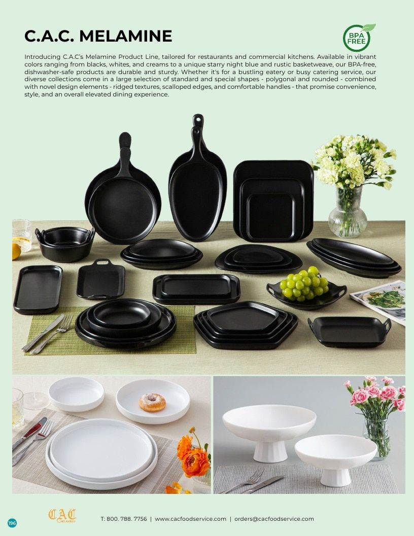 C.A.C. Foodservice Melamine Catalog Weekly Ad January 1 - December 31, 2026
