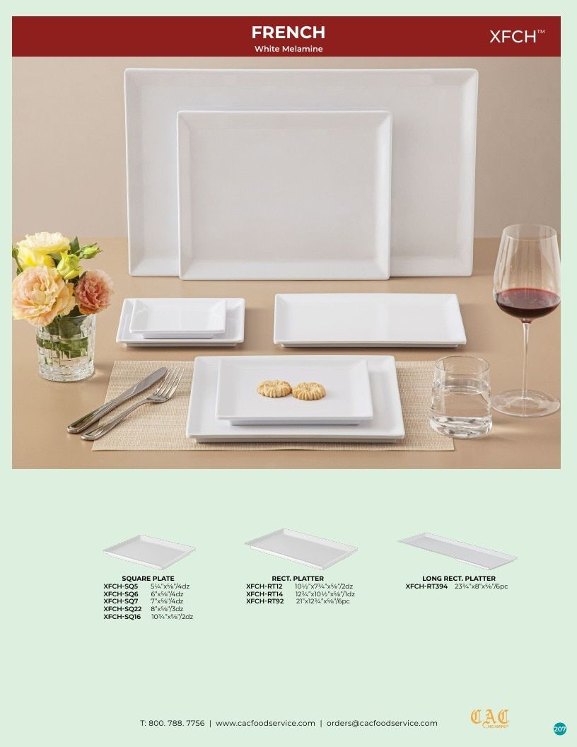 C.A.C. Foodservice Melamine Catalog Weekly Ad January 1 - December 31, 2026