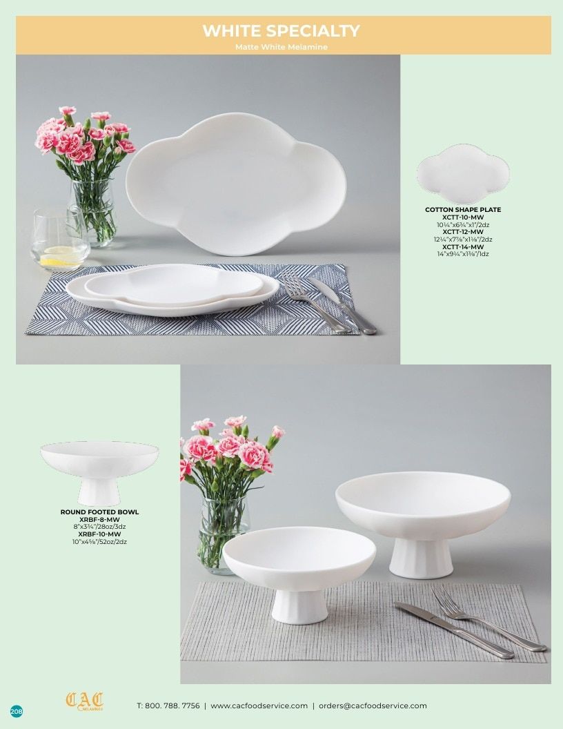 C.A.C. Foodservice Melamine Catalog Weekly Ad January 1 - December 31, 2026