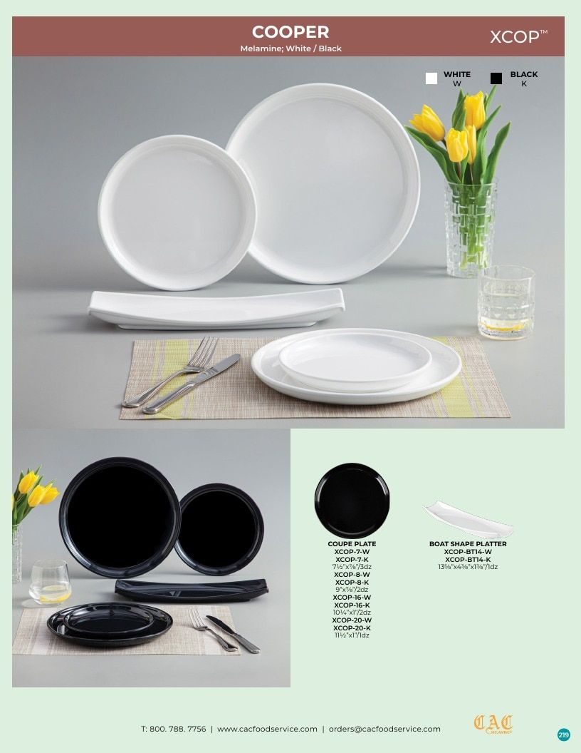 C.A.C. Foodservice Melamine Catalog Weekly Ad January 1 - December 31, 2026