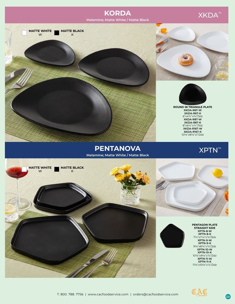 C.A.C. Foodservice Melamine Catalog Weekly Ad January 1 - December 31, 2026