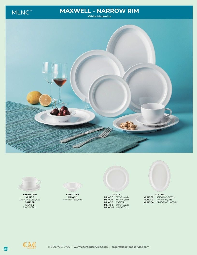 C.A.C. Foodservice Melamine Catalog Weekly Ad January 1 - December 31, 2026