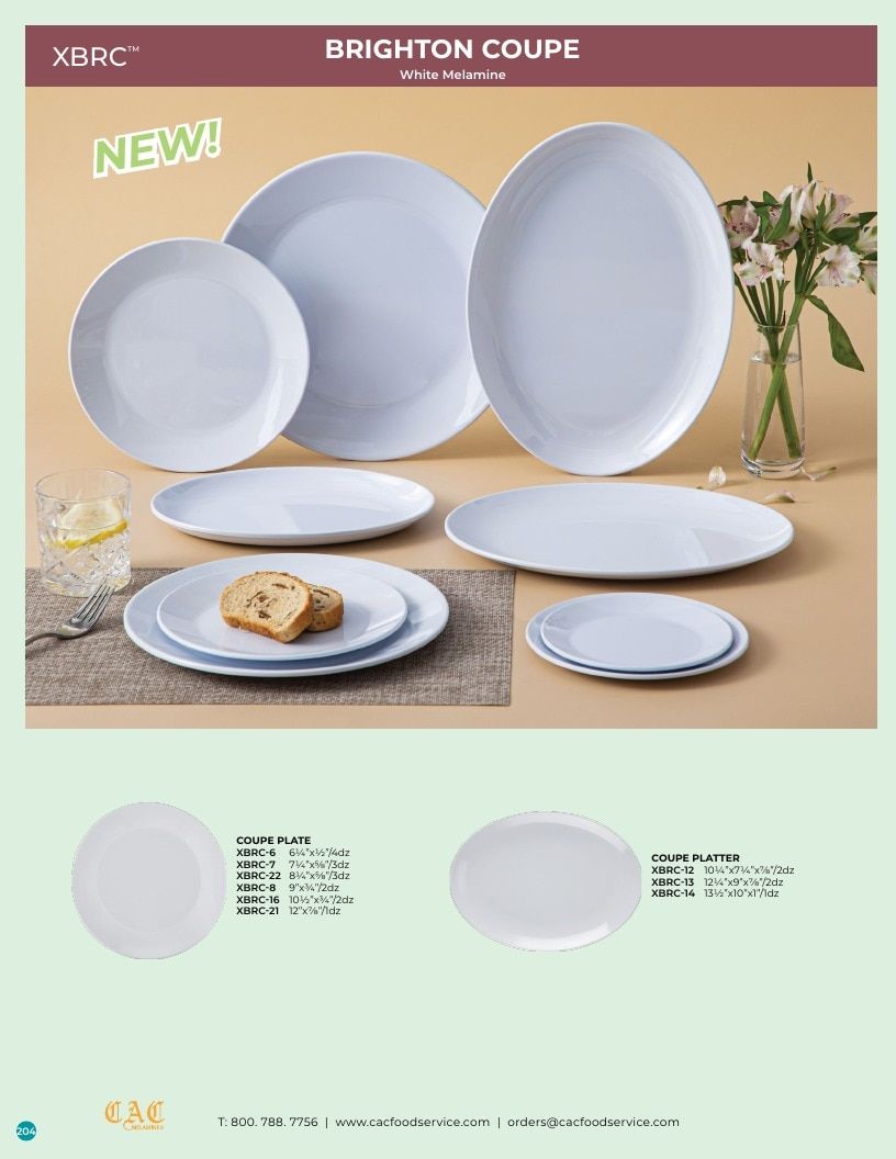 C.A.C. Foodservice Melamine Catalog Weekly Ad January 1 - December 31, 2026