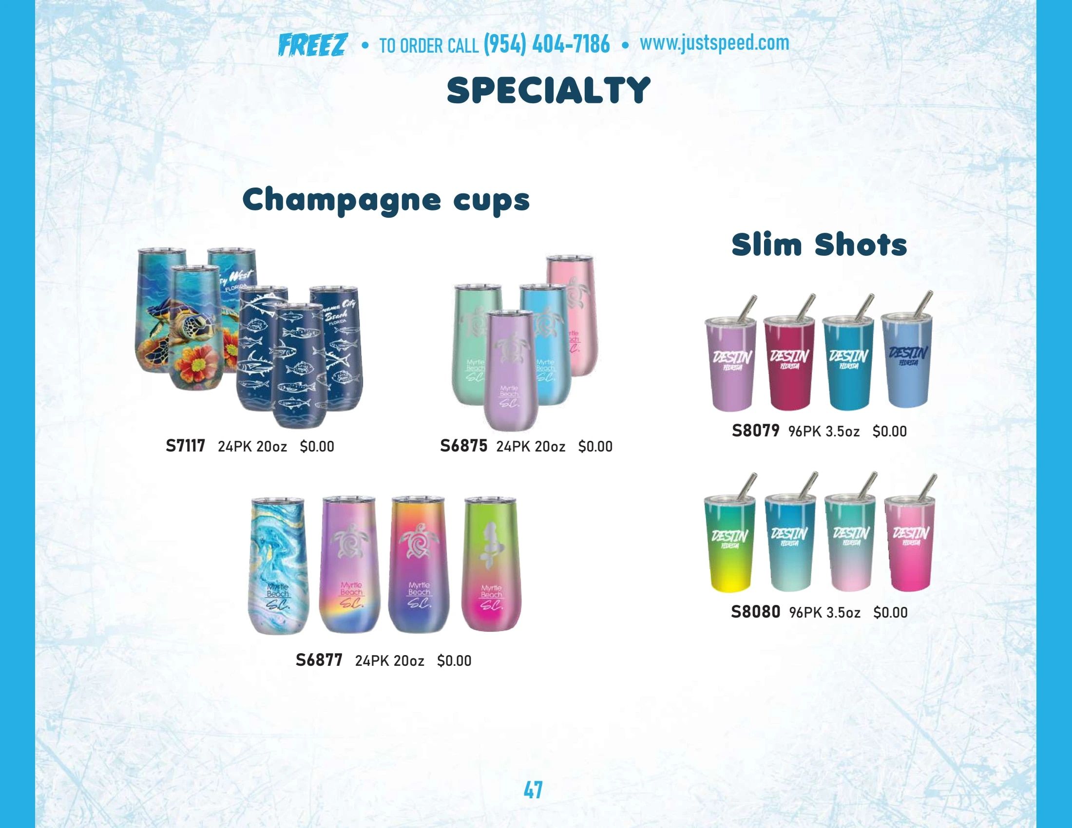 Just Speed Freeze Products Catalog Weekly Ad January 1 - December 31, 2026