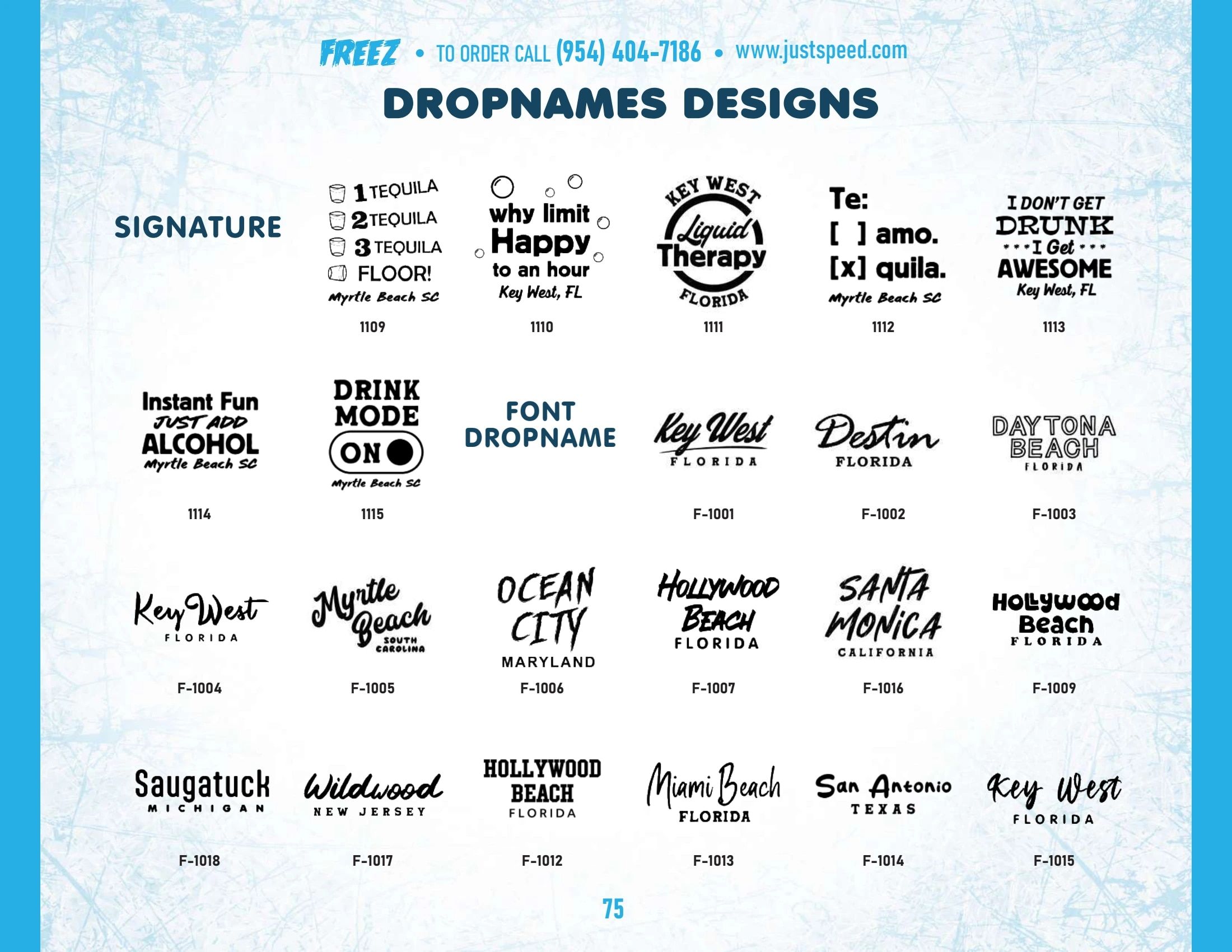 Just Speed Freeze Products Catalog Weekly Ad January 1 - December 31, 2026