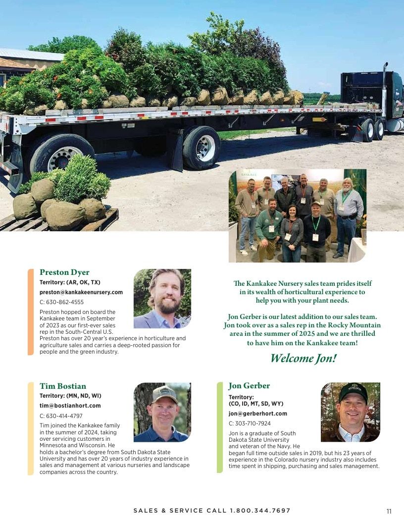 Kankakee Nursery Wholesale Nursery Catalog Weekly Ad January 1 - December 31, 2026
