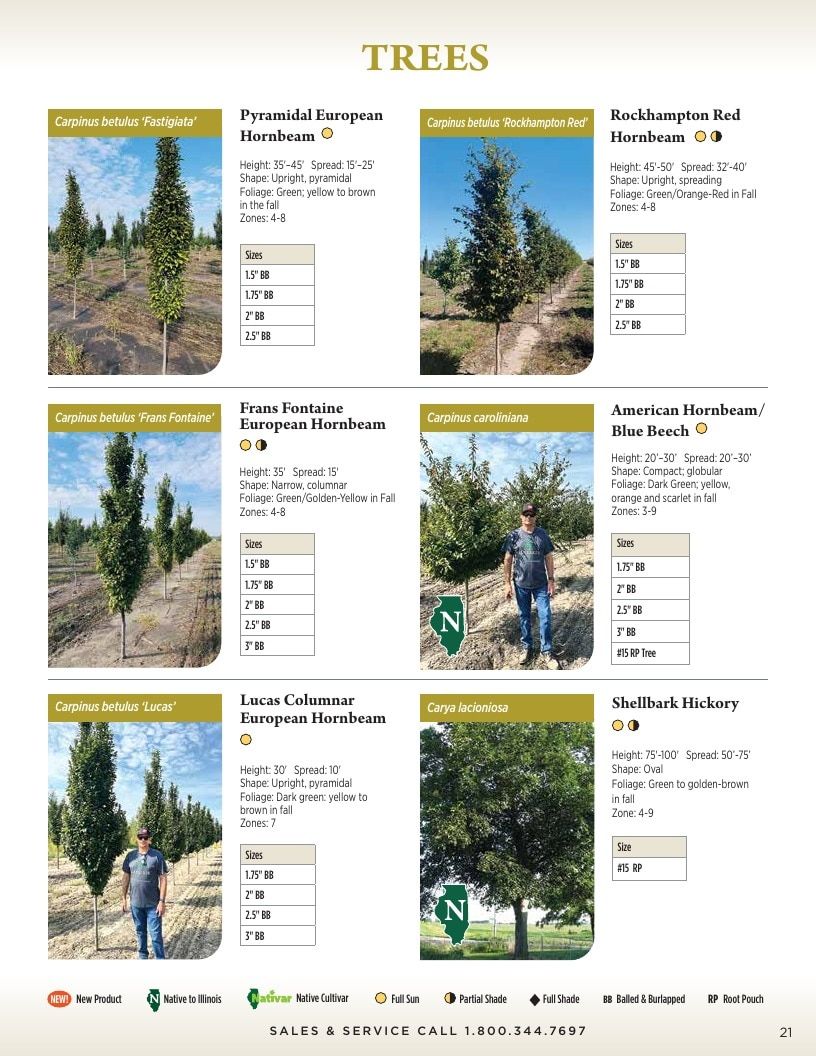 Kankakee Nursery Wholesale Nursery Catalog Weekly Ad January 1 - December 31, 2026