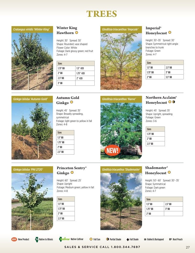 Kankakee Nursery Wholesale Nursery Catalog Weekly Ad January 1 - December 31, 2026