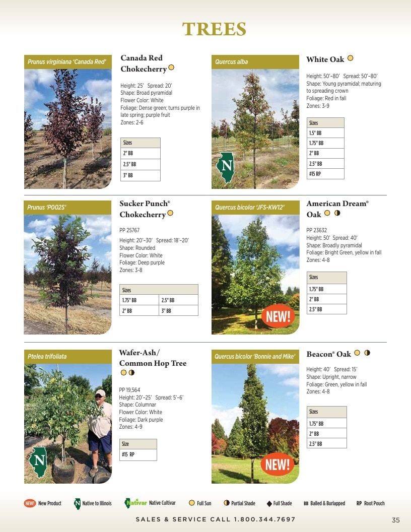 Kankakee Nursery Wholesale Nursery Catalog Weekly Ad January 1 - December 31, 2026