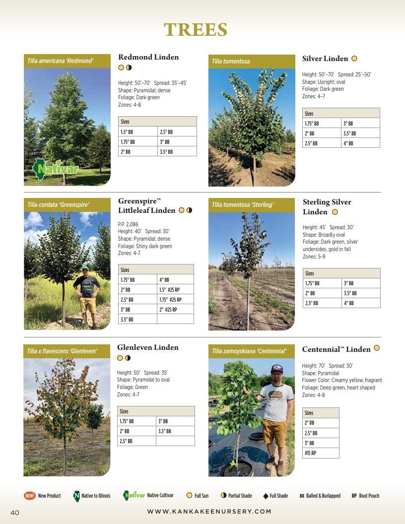 Kankakee Nursery Wholesale Nursery Catalog Weekly Ad January 1 - December 31, 2026
