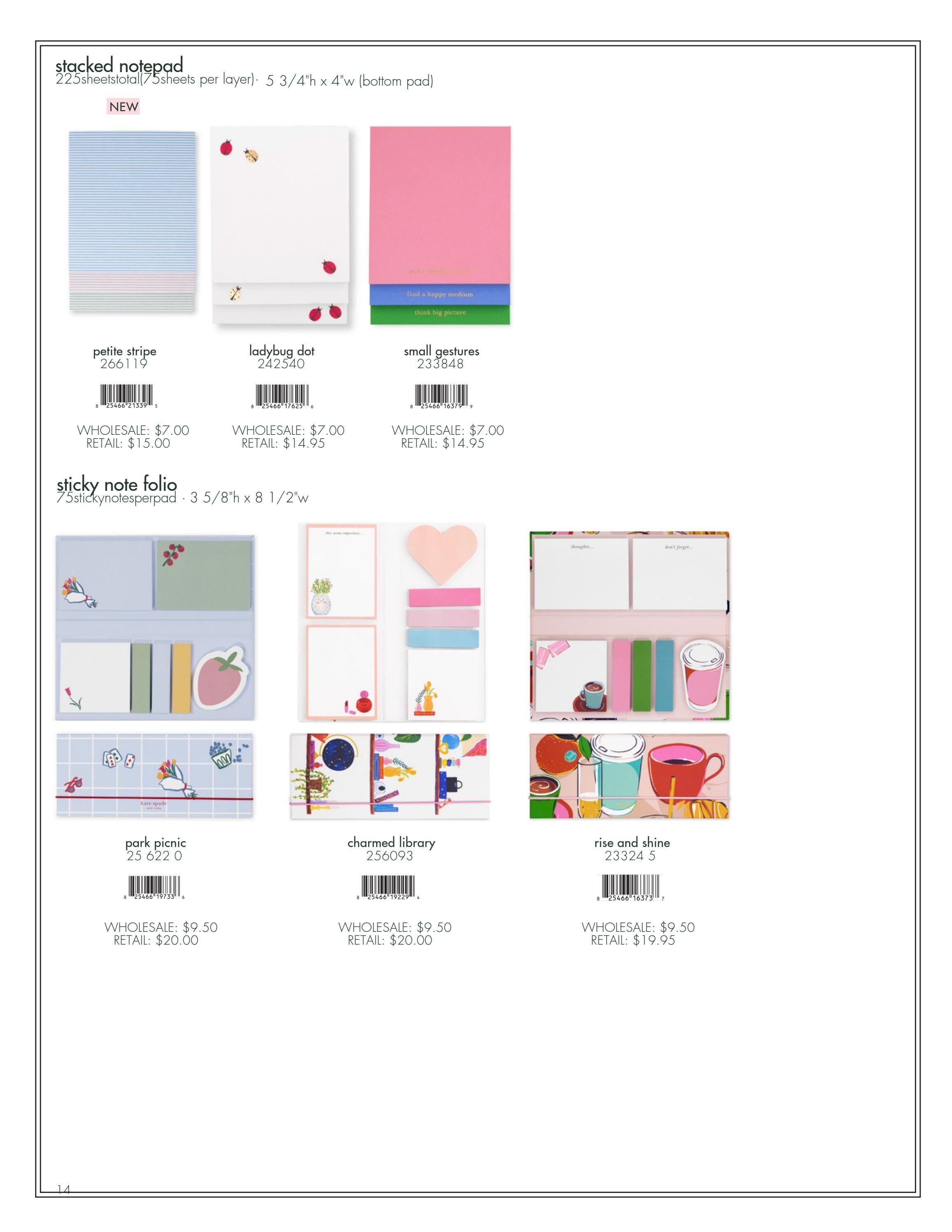 Kate Spade New York Fall Stationery Catalog Weekly Ad January 1 - December 31, 2026