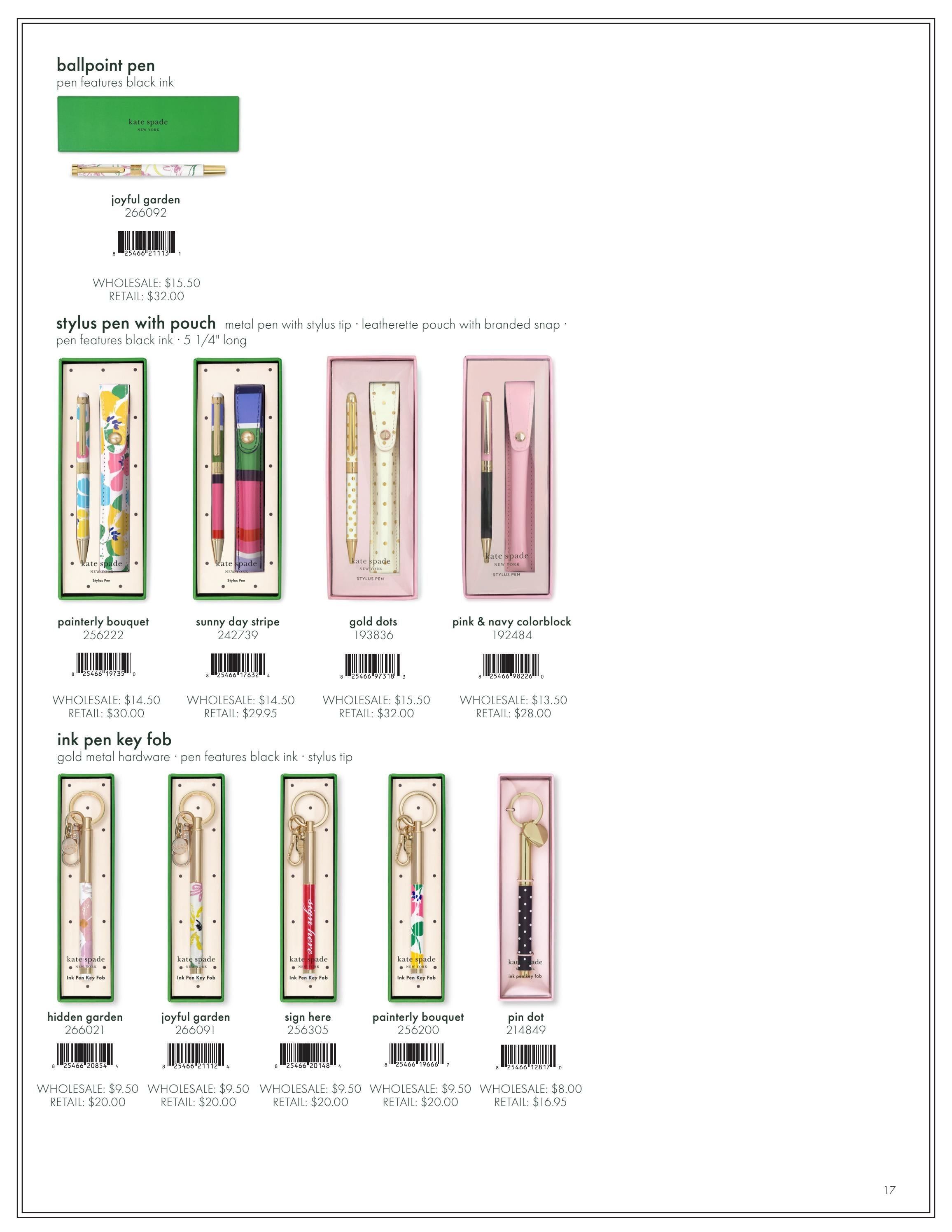 Kate Spade New York Fall Stationery Catalog Weekly Ad January 1 - December 31, 2026