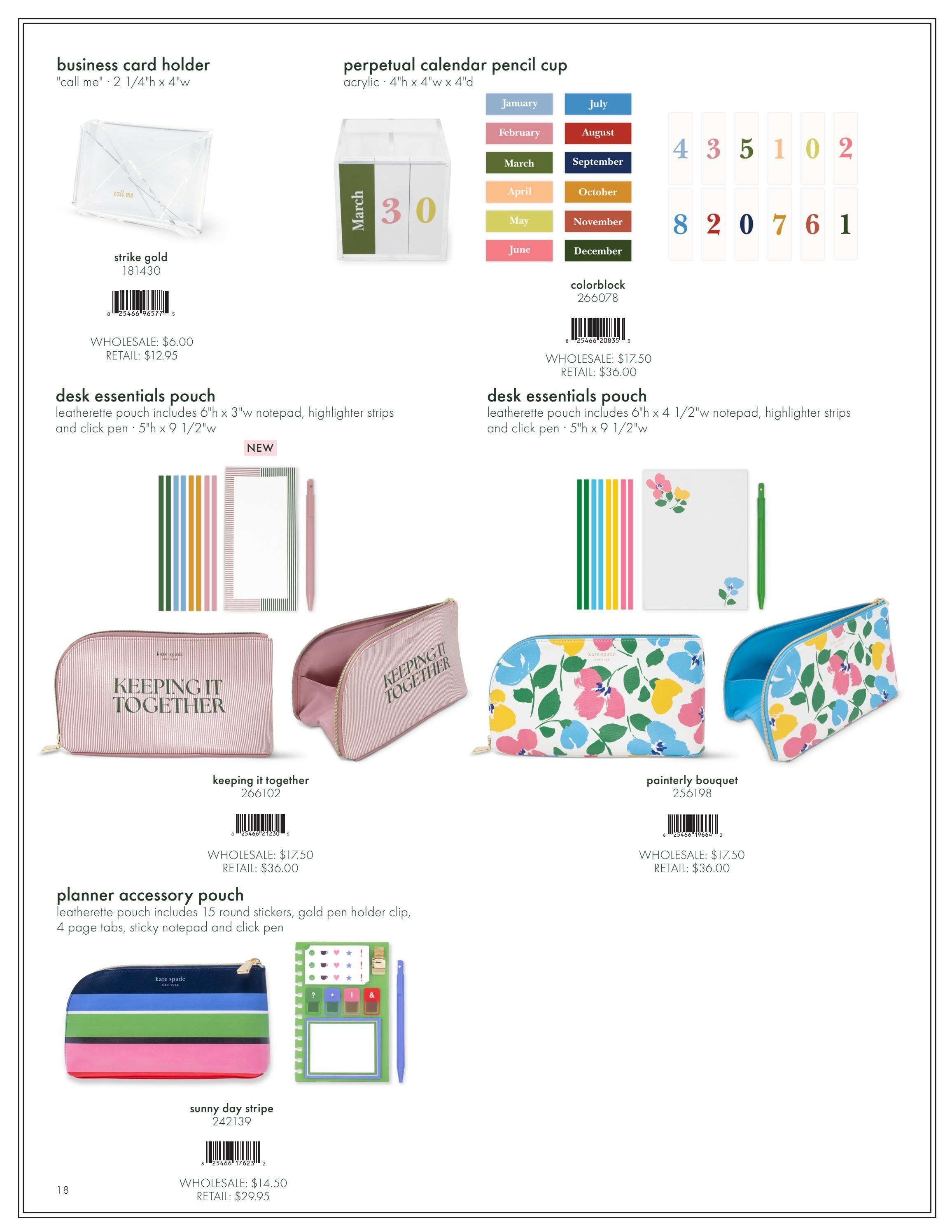 Kate Spade New York Fall Stationery Catalog Weekly Ad January 1 - December 31, 2026