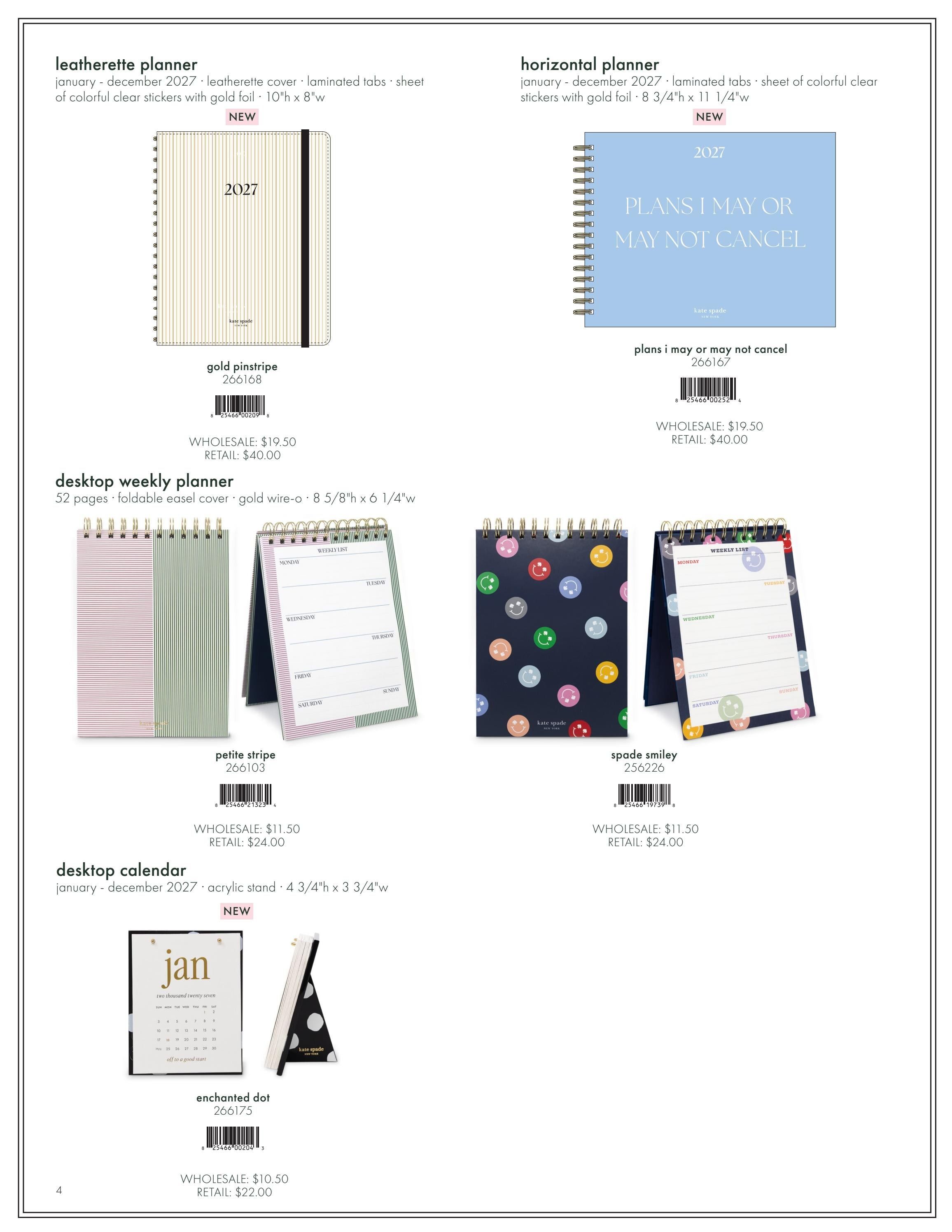 Kate Spade New York Fall Stationery Catalog Weekly Ad January 1 - December 31, 2026