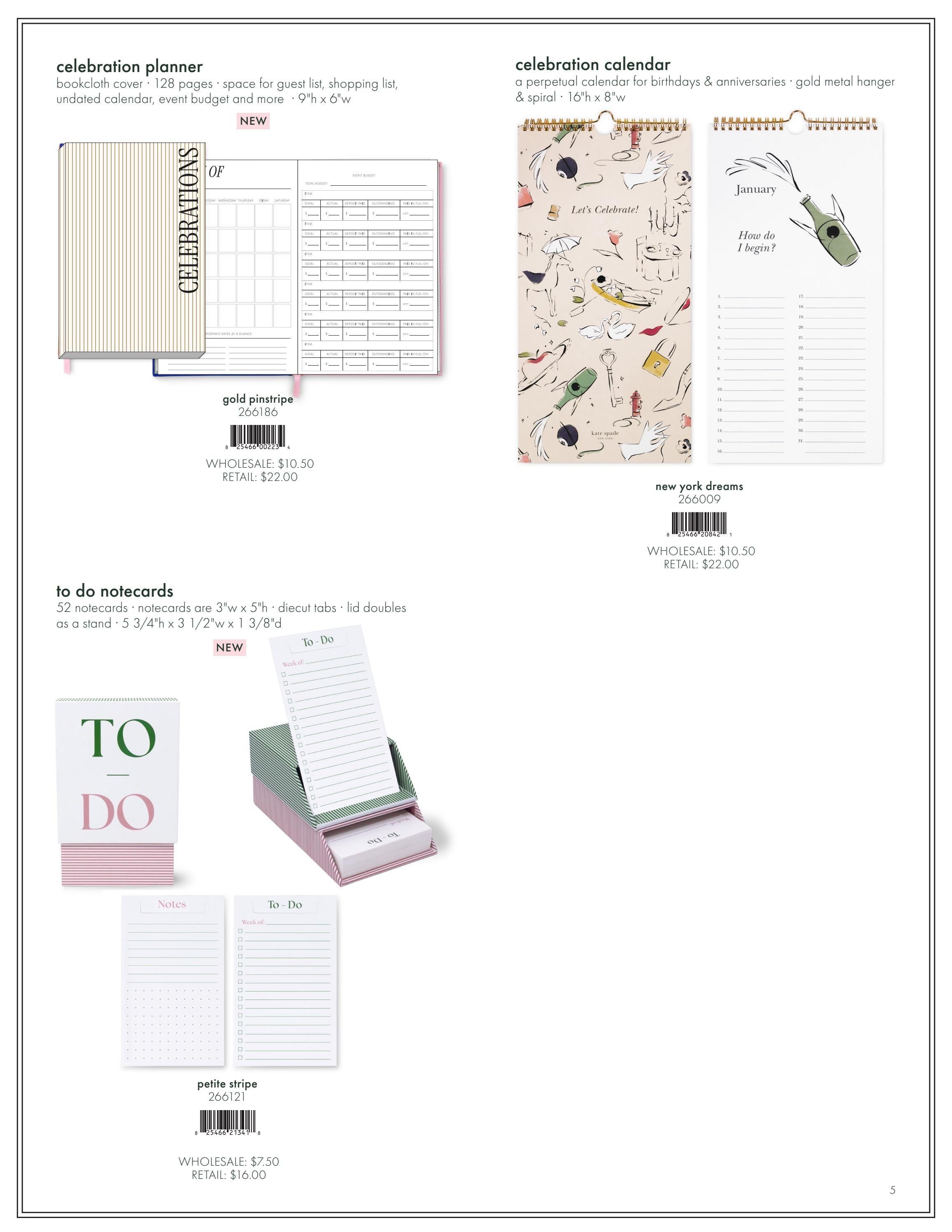 Kate Spade New York Fall Stationery Catalog Weekly Ad January 1 - December 31, 2026