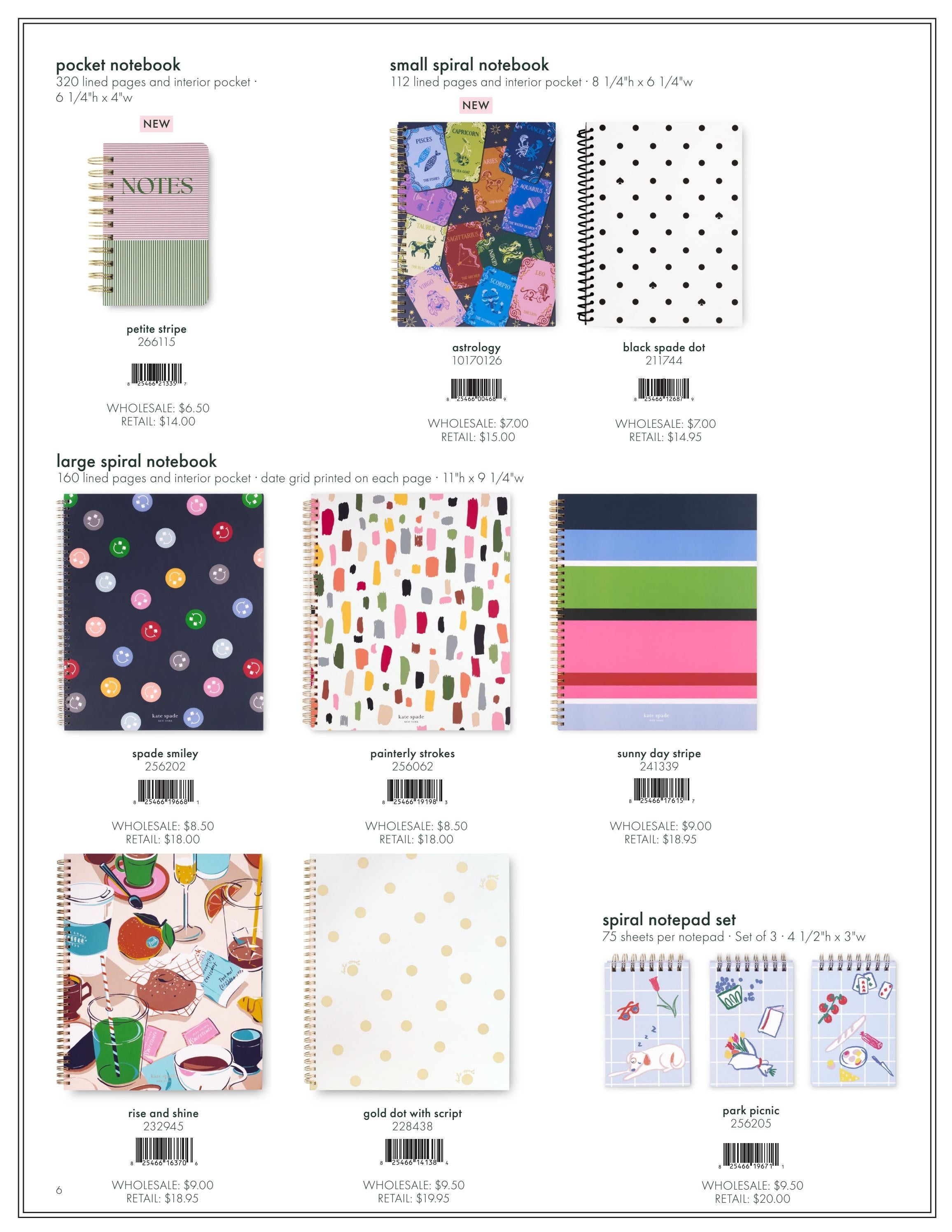 Kate Spade New York Fall Stationery Catalog Weekly Ad January 1 - December 31, 2026