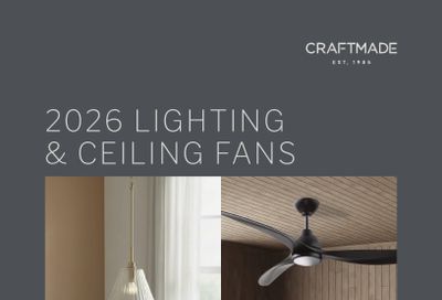 Craftmade Lighting and Ceiling Fans Catalog Weekly Ad January 1 - December 31, 2026