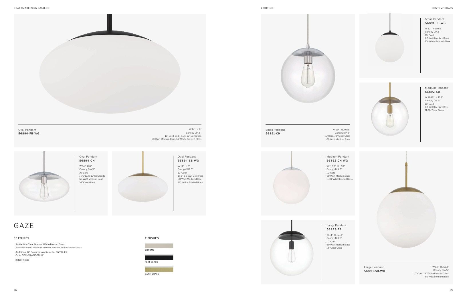 Craftmade Lighting and Ceiling Fans Catalog Weekly Ad January 1 - December 31, 2026