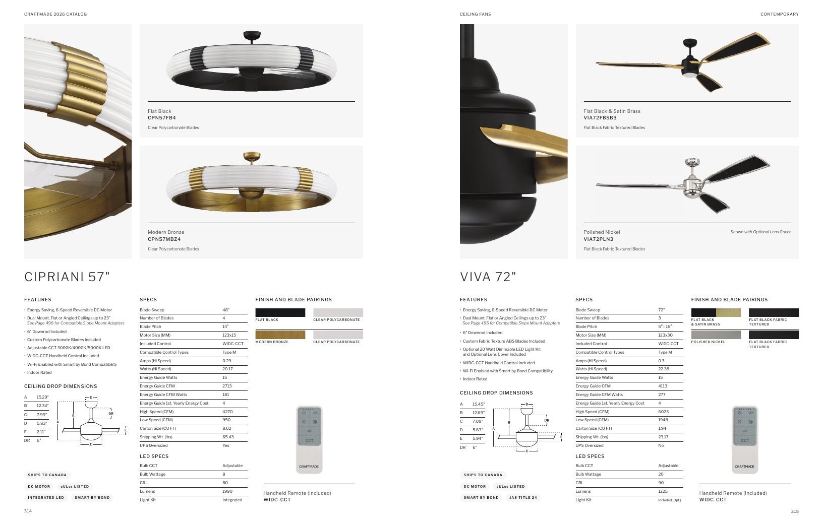 Craftmade Lighting and Ceiling Fans Catalog Weekly Ad January 1 - December 31, 2026