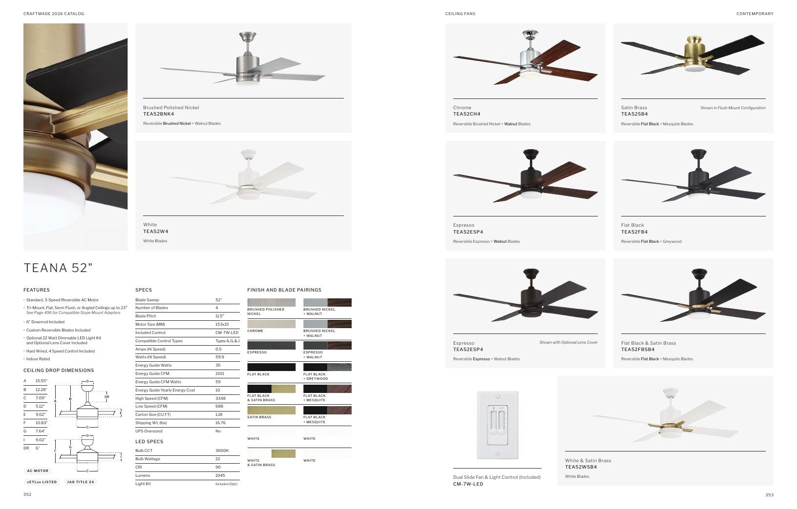 Craftmade Lighting and Ceiling Fans Catalog Weekly Ad January 1 - December 31, 2026