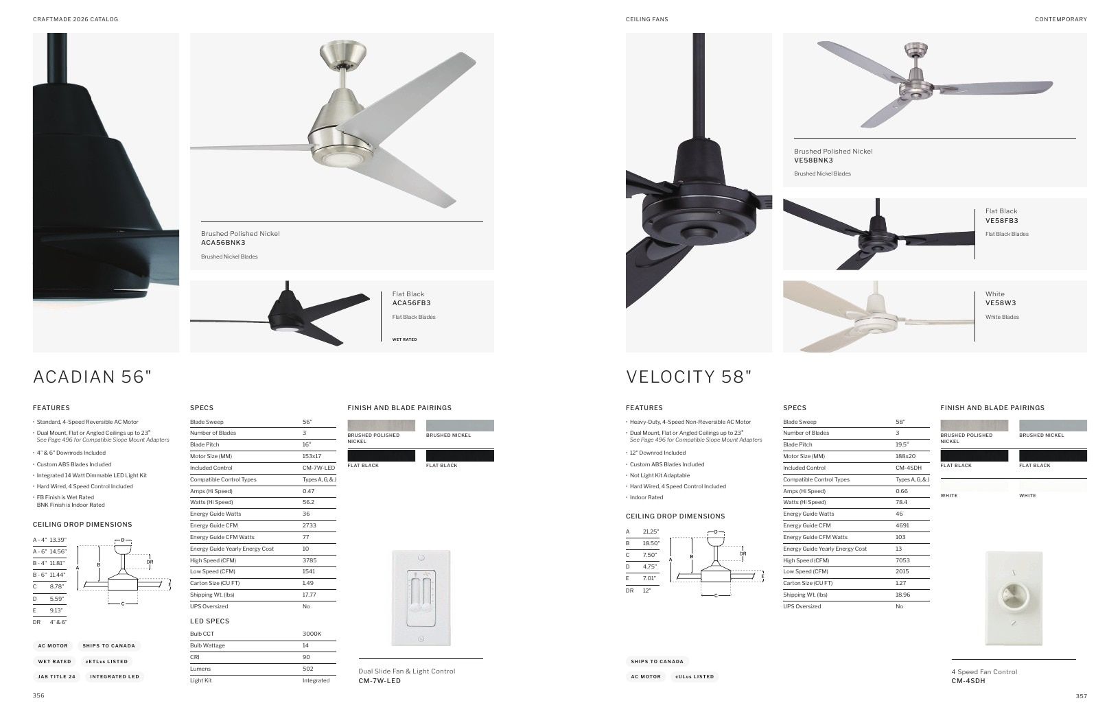 Craftmade Lighting and Ceiling Fans Catalog Weekly Ad January 1 - December 31, 2026