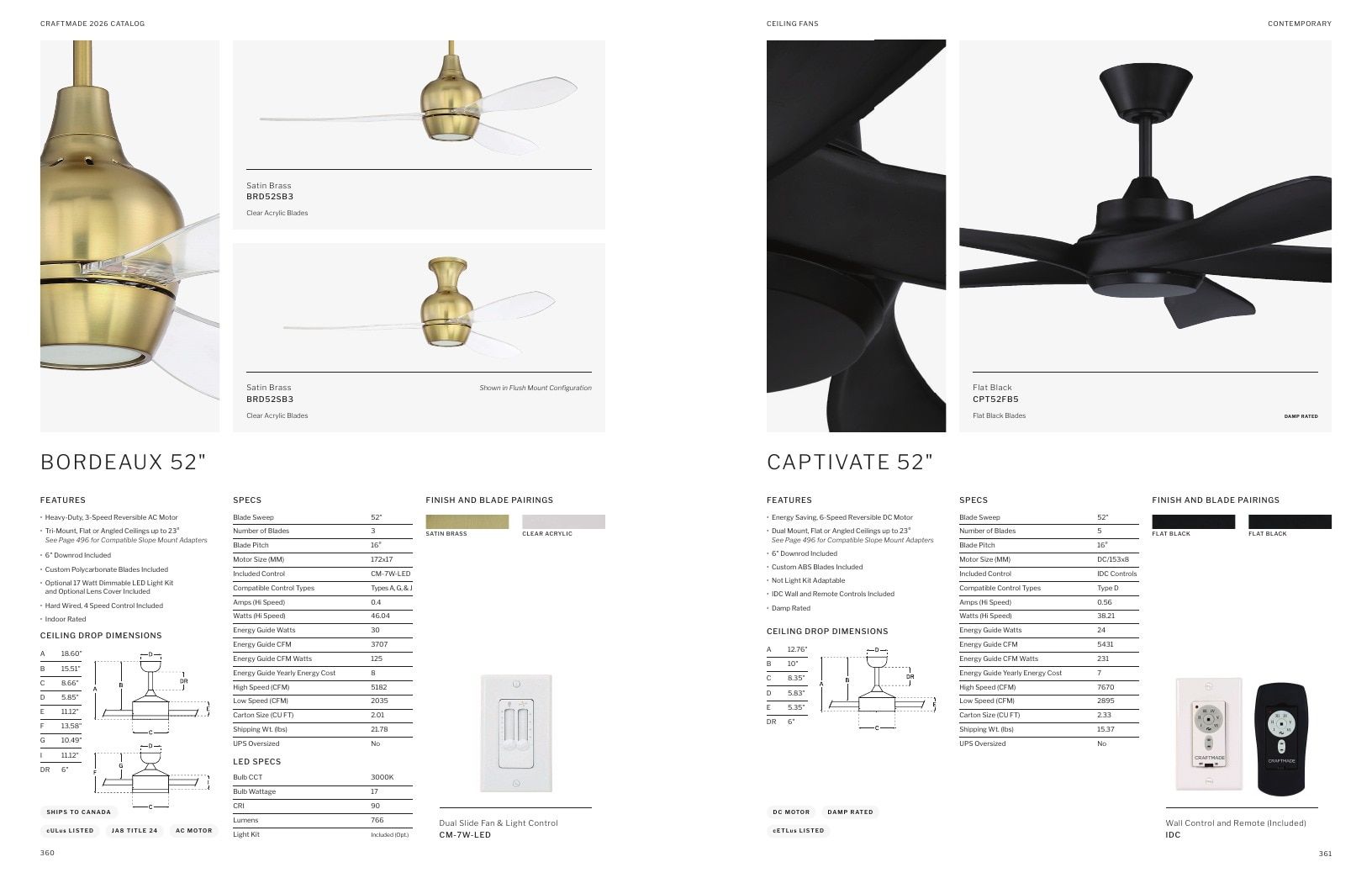 Craftmade Lighting and Ceiling Fans Catalog Weekly Ad January 1 - December 31, 2026