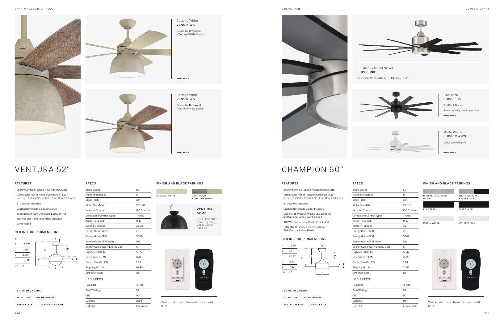 Craftmade Lighting and Ceiling Fans Catalog Weekly Ad January 1 - December 31, 2026