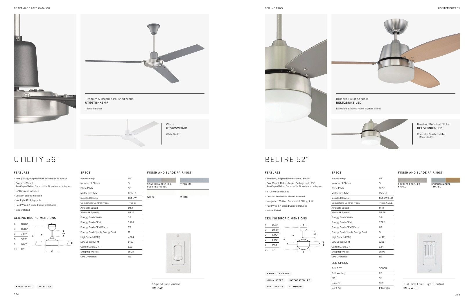 Craftmade Lighting and Ceiling Fans Catalog Weekly Ad January 1 - December 31, 2026