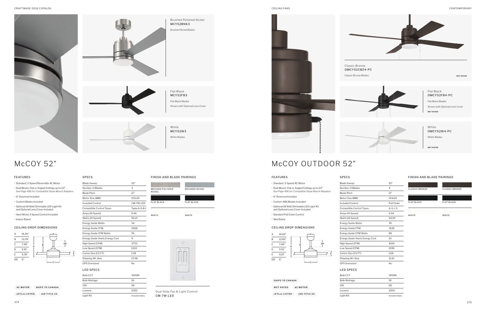 Craftmade Lighting and Ceiling Fans Catalog Weekly Ad January 1 - December 31, 2026