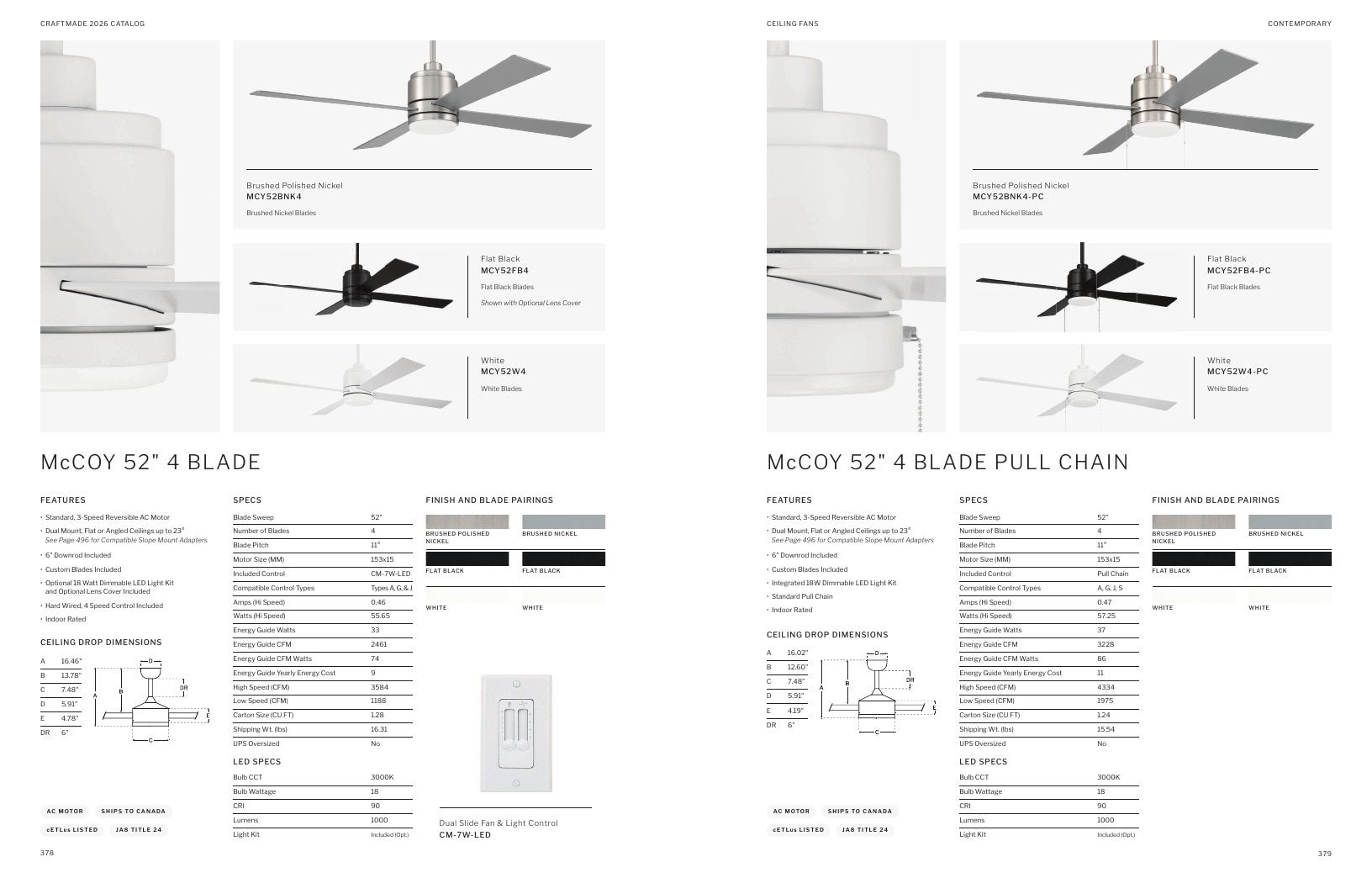 Craftmade Lighting and Ceiling Fans Catalog Weekly Ad January 1 - December 31, 2026
